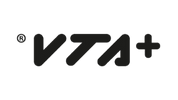 Logo de VTA+, fabricante de cerraduras digitales con teclado y huella en Colombia